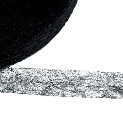 Паутинка клеевая универсальная 10мм цв черный (рул 50м) Danelli L5WP233
