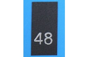 р048пч 48 - размерник - черный (уп.200 шт) купить по цене 115 руб - в интернет-магазине Веллтекс | Набережные Челны
