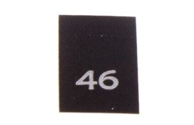 р046пч 46 - размерник - черный (уп.200 шт) купить по цене 115 руб - в интернет-магазине Веллтекс | Набережные Челны
