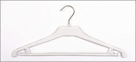 вешалка костюм 410*10мм с перекл. цв белый (уп 130шт) с-025 купить по цене 27 руб - в интернет-магазине Веллтекс | Набережные Челны
