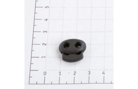 фиксатор пластик z38-18 (фиксатор №1 малый) цв черный для двух шнуров (шнур 3мм) (уп 500шт) купить по 0.85 - в интернет - магазине Веллтекс | Набережные Челны
.